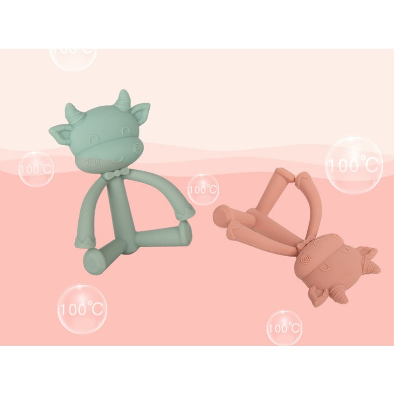 Wholesale Baby 3D Cartoon Silicone Supplies Teether